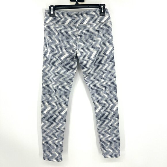 Tuff Athletics Gray Blue Geometric Leggings Women's Small - Picture 3 of 3
